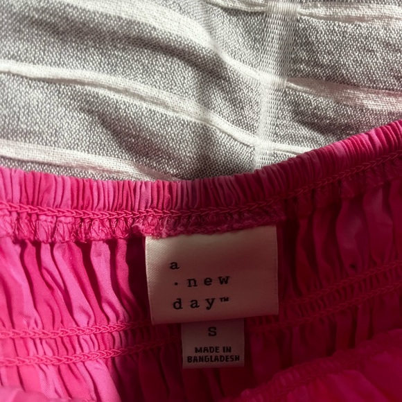 Pink Sleeveless striped mid calf length dress - Picture 3 of 5